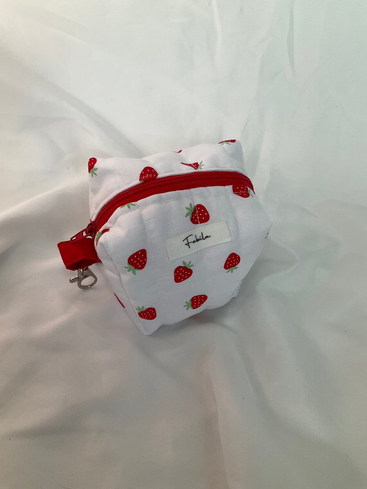 Mini Quilted Keychain Pouch