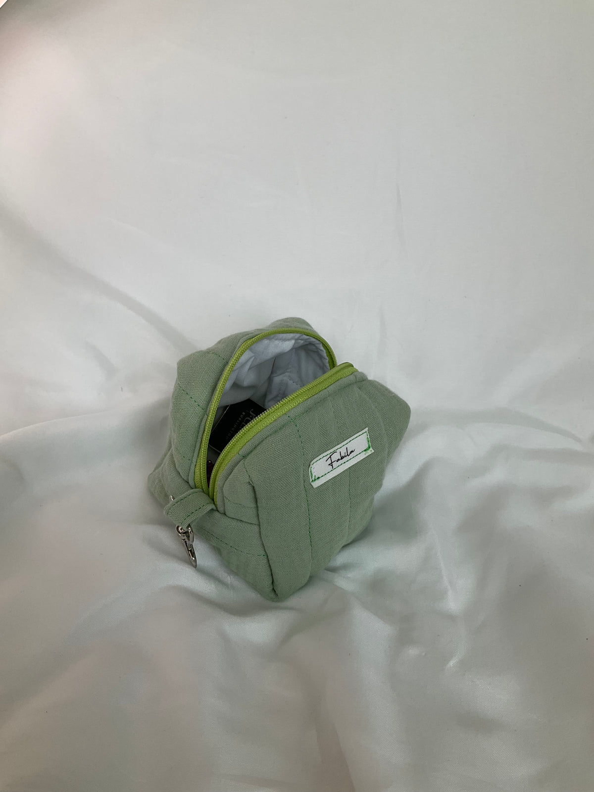 Mini Quilted Keychain Pouch