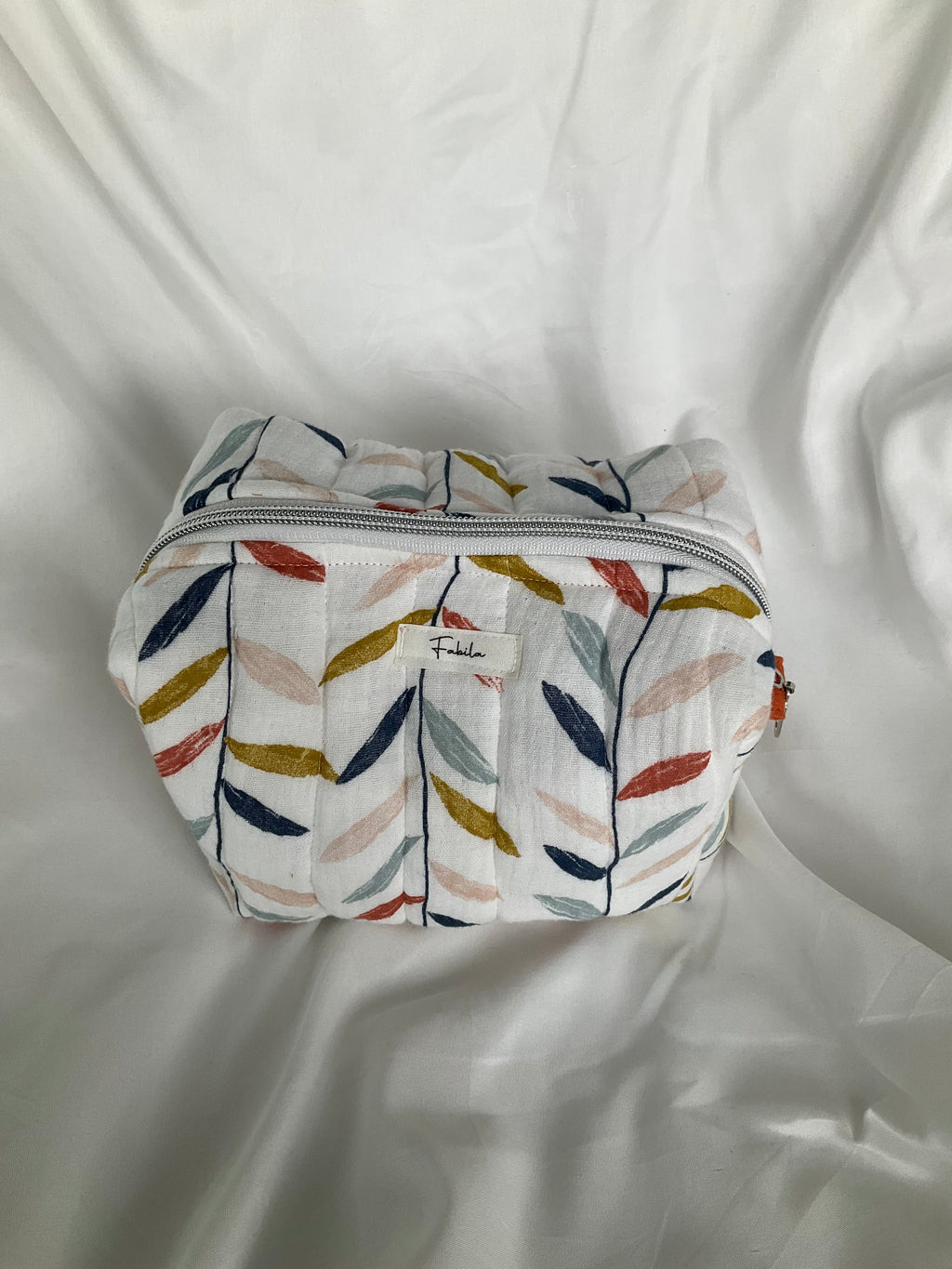Autumn Leaves Quilted Pouch.