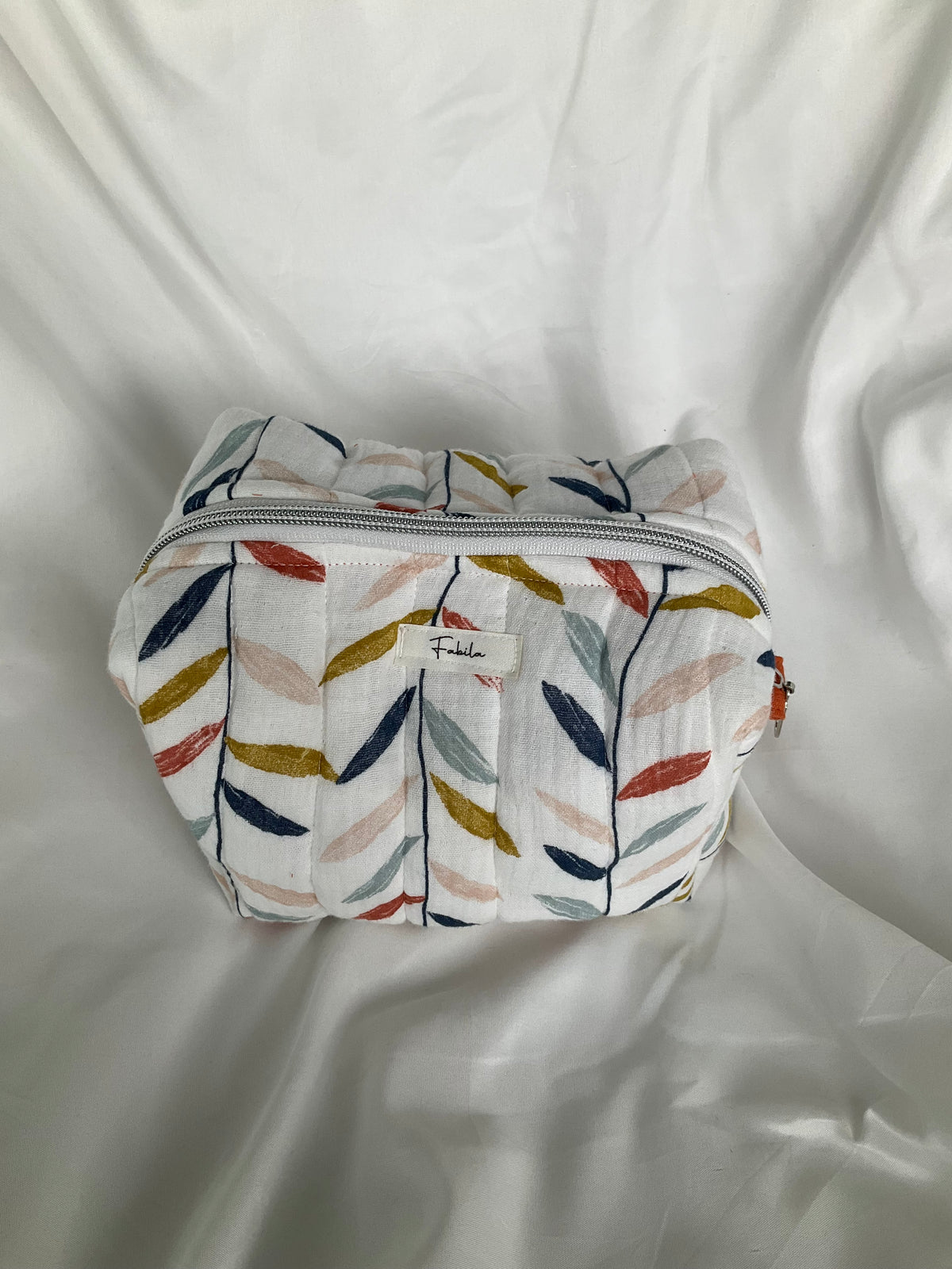Autumn Leaves Quilted Pouch.