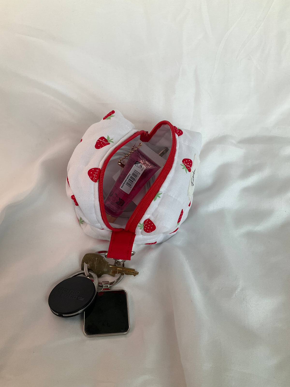 Mini Quilted Keychain Pouch