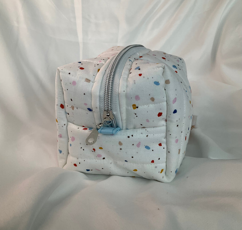 Color Splash Quilted Pouch