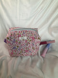 Purple Garden Quilted Pouch