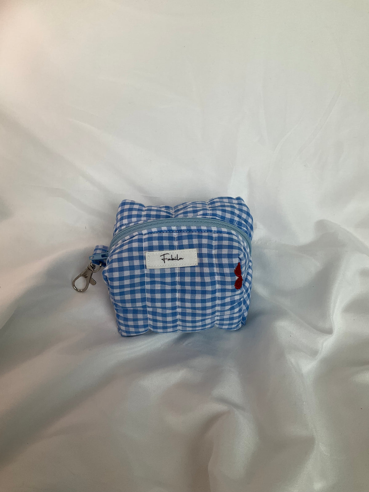 Mini Quilted Keychain Pouch