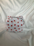 Strawberry Fields Quilted Pouch.