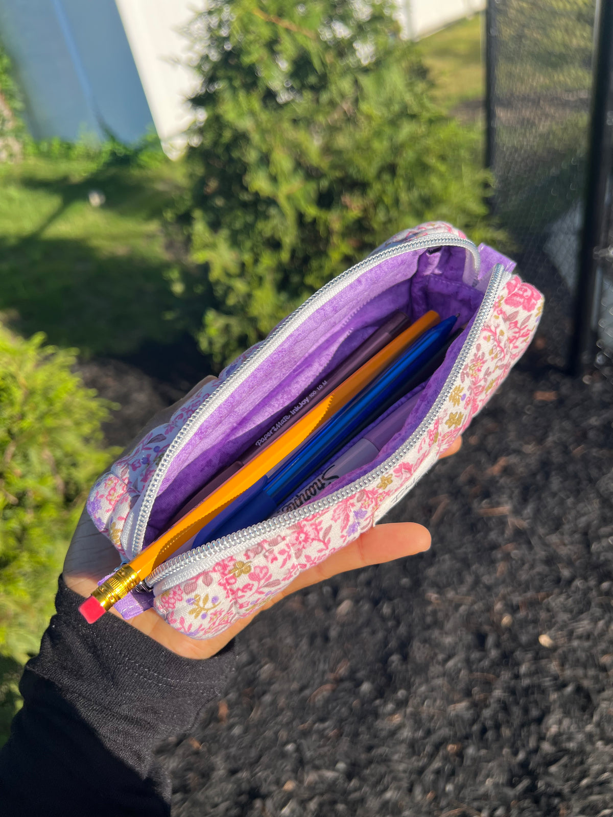 Quilted Pencil Case