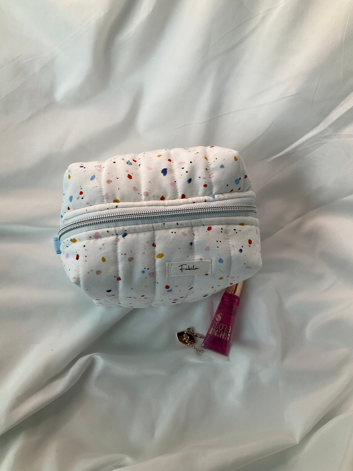 Color Splash Quilted Pouch