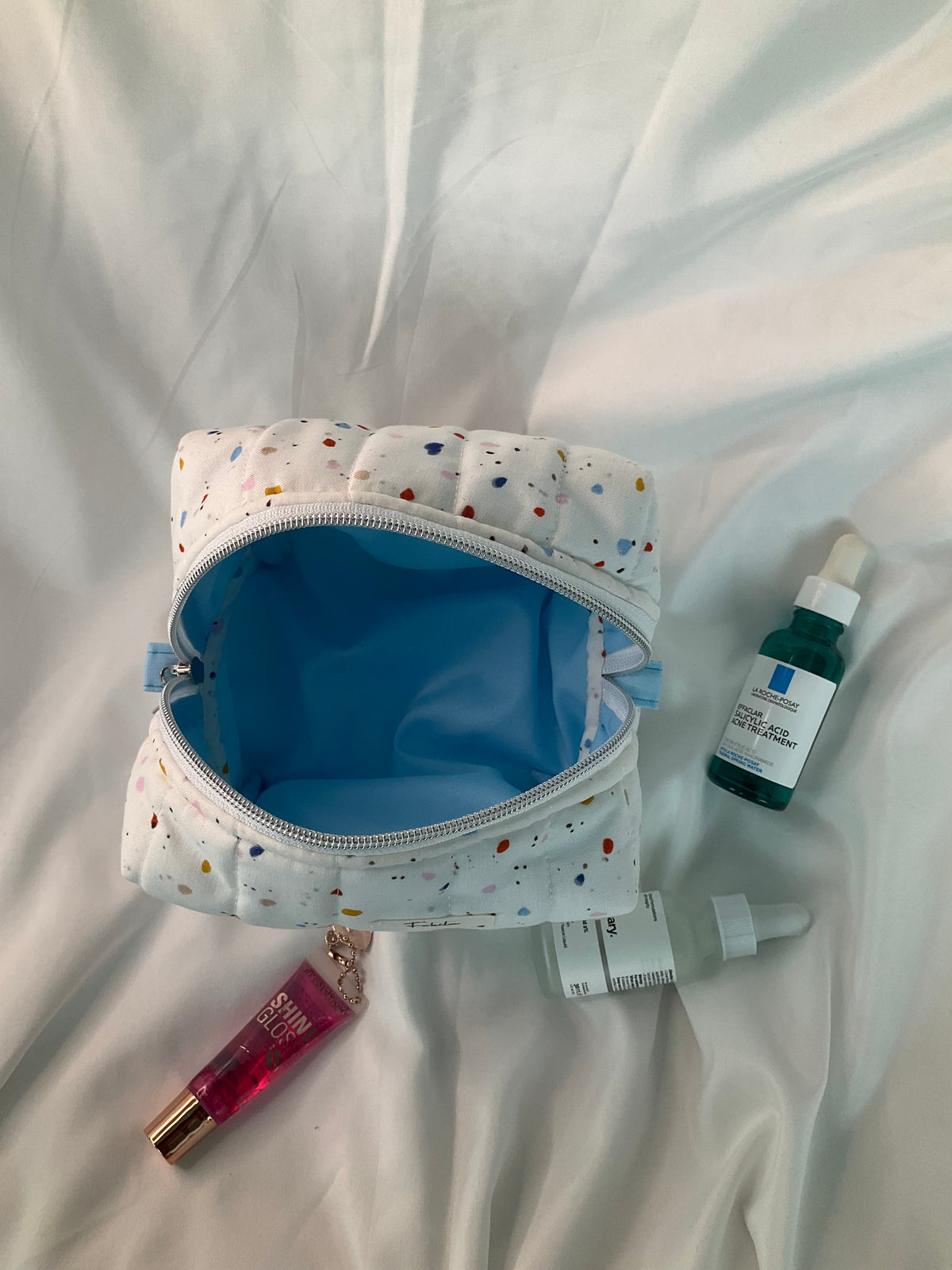 Color Splash Quilted Pouch